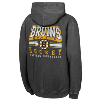 Boston Bruins dziecięca bluza z kapturem Cross Fade Pigment Dyed Gw Hd