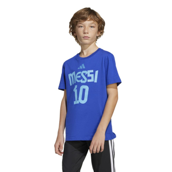Lionel Messi koszulka dziecięca MESSI Name and number blue