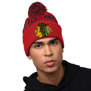 Chicago Blackhawks czapka zimowa Blizzard Pom Beanie