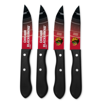 Chicago Blackhawks noże 4 Piece Steak Knife Set