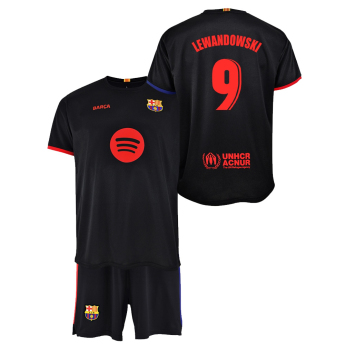 Barcelona zestaw dziecięcy replica 24/25 Away Lewandowski