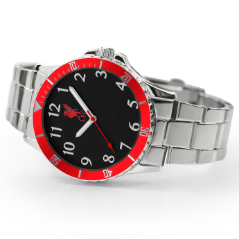 Liverpool zegarek Mens Red & Silver Bracelet