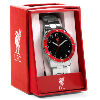 Liverpool zegarek Mens Red & Silver Bracelet