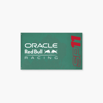 Red Bull Racing flaga Sergio Perez green F1 Team 2024