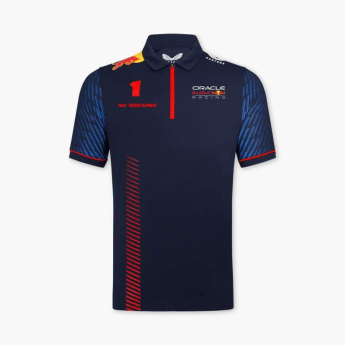 Red Bull Racing męska koszulka polo Max Verstappen official navy F1 Team 2023