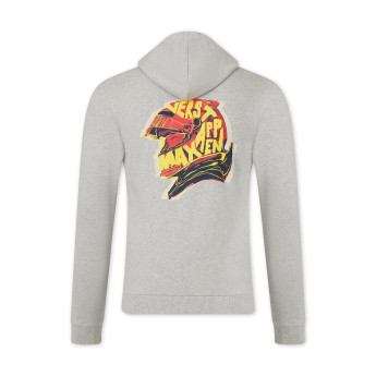 Red Bull Racing męska bluza z kapturem Max Verstappen Helmet zip grey F1 Team 2024