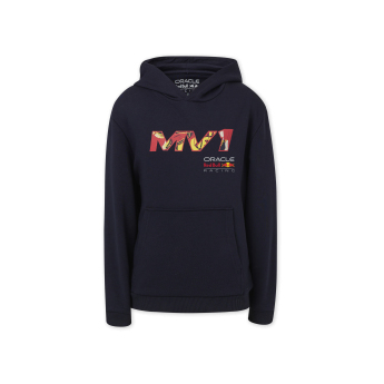 Red Bull Racing dziecięca bluza z kapturem Max Verstappen Popart navy F1 Team 2024
