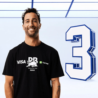 Visa Cash App RB koszulka męska Daniel Ricciardo black F1 Team 2024