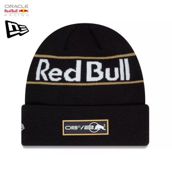 Red Bull Racing czapka zimowa black - gold edition F1 Team 2024