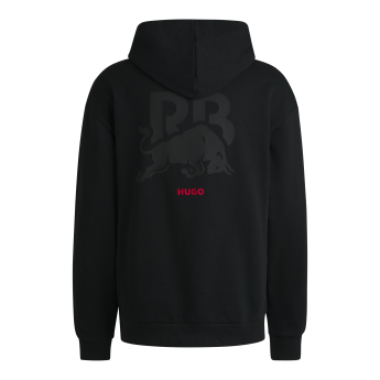 Visa Cash App RB męska bluza z kapturem Hugo small logo black F1 team 2024