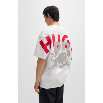 Visa Cash App RB koszulka męska Hugo oversize white F1 Team 2024