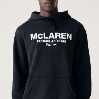 McLaren Honda męska bluza z kapturem Forever Forwards black F1 Team 2024