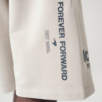 McLaren Honda szorty męskie wordmark logo white F1 Team 2024