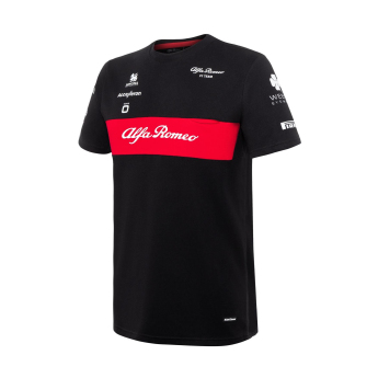 Alfa Romeo Racing koszulka męska official black uno F1 Team 2023