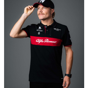 Alfa Romeo Racing męska koszulka polo official black F1 Team 2023
