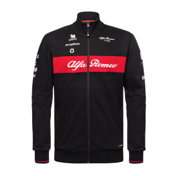 Alfa Romeo Racing bluza męska official zip black F1 Team 2023