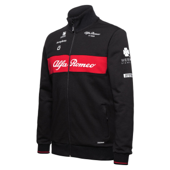 Alfa Romeo Racing bluza męska official zip black F1 Team 2023