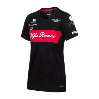Alfa Romeo Racing koszulka damska official black F1 Team 2023