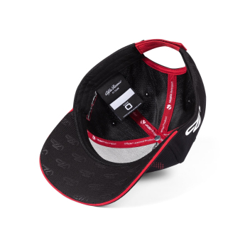 Alfa Romeo Racing czapka baseballówka Driver official Valtteri Bottas black F1 Team 2023