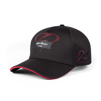 Alfa Romeo Racing czapka baseballówka Driver official Guanyu Zhou black F1 Team 2023