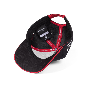 Alfa Romeo Racing czapka baseballówka Driver official Guanyu Zhou black F1 Team 2023