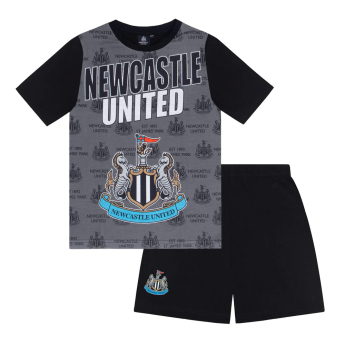 Newcastle United piżama dziecięca Text black