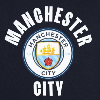 Manchester City dziecięca bluza z kapturem Hoody navy