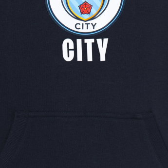Manchester City dziecięca bluza z kapturem Hoody navy