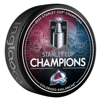 Colorado Avalanche krążek 2022 Stanley Cup Champions Logo Hockey Puck
