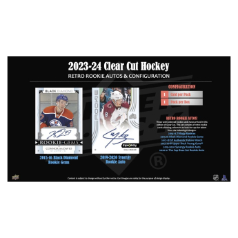 NHL pudełka karty hokejowe NHL 2023-24 Upper Deck Clear Cut Hobby Box