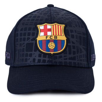 Barcelona czapka baseballówka Barca navy