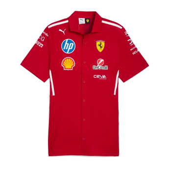 Ferrari koszula męska official Teamline Replica F1 Team 2025