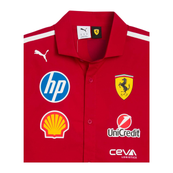 Ferrari koszula męska official Teamline Replica F1 Team 2025