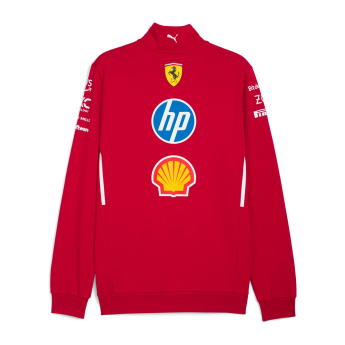 Ferrari bluza męska 1/4 Zip official Teamline Replica F1 Team 2025