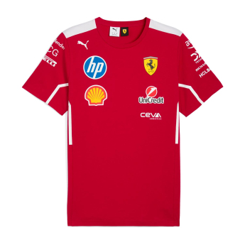Ferrari koszulka damska official Teamline Replica F1 Team 2025