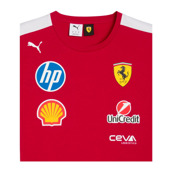 Ferrari koszulka damska official Teamline Replica F1 Team 2025