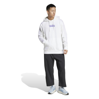 Real Madryt męska bluza z kapturem Pichiavo white