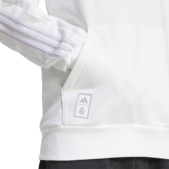 Real Madryt męska bluza z kapturem Pichiavo white