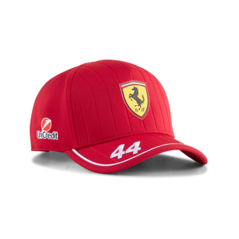 Ferrari dziecięca czapka baseballowa Hamilton official Teamline Replica F1 Team 2025