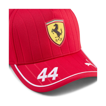 Ferrari dziecięca czapka baseballowa Hamilton official Teamline Replica F1 Team 2025