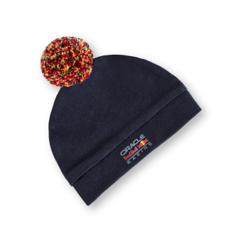 Red Bull Racing czapka zimowa dziecięca pompom navy 2-3 years