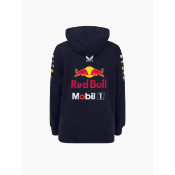 Red Bull Racing dziecięca bluza z kapturem official Teamline Replica zip navy F1 Team 2025
