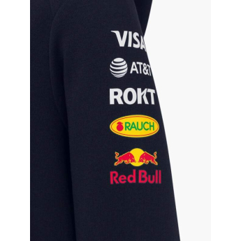 Red Bull Racing dziecięca bluza z kapturem official Teamline Replica zip navy F1 Team 2025