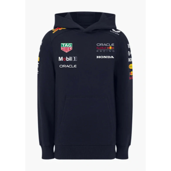 Red Bull Racing dziecięca bluza z kapturem official Teamline Replica navy F1 Team 2025