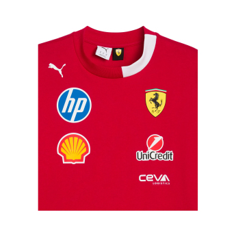 Ferrari koszulka męska official Teamline Replica red F1 Team 2025