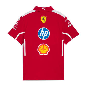 Ferrari dziecięca koszulka polo official Teamline Replica F1 Team 2025