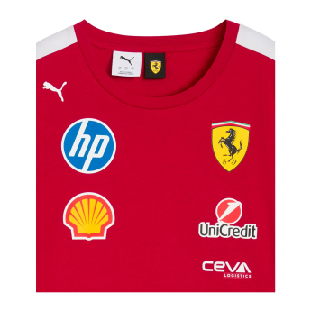 Ferrari koszulka dziecięca official Teamline Replica F1 Team 2025