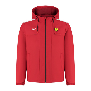 Ferrari męska kurtka z kapturem Rain red F1 Team 2025