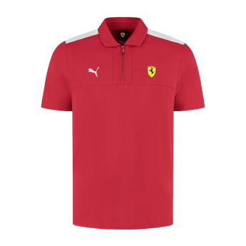 Ferrari męska koszulka polo Logo red F1 Team 2025