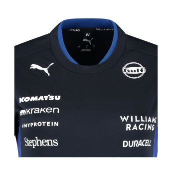 Williams koszulka damska official Teamline Replica black F1 Team 2025